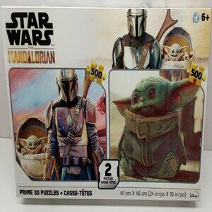 BNIB Twin Pack of Star Wars The Mandalorian 3D Puzzles -Lentricular - 50…